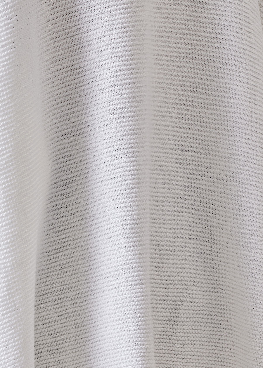 cotton linen mix bateau neck sweater - mid plus
