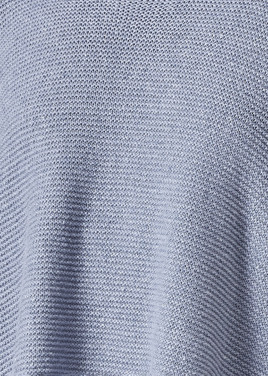 cotton linen mix bateau neck sweater - mid plus