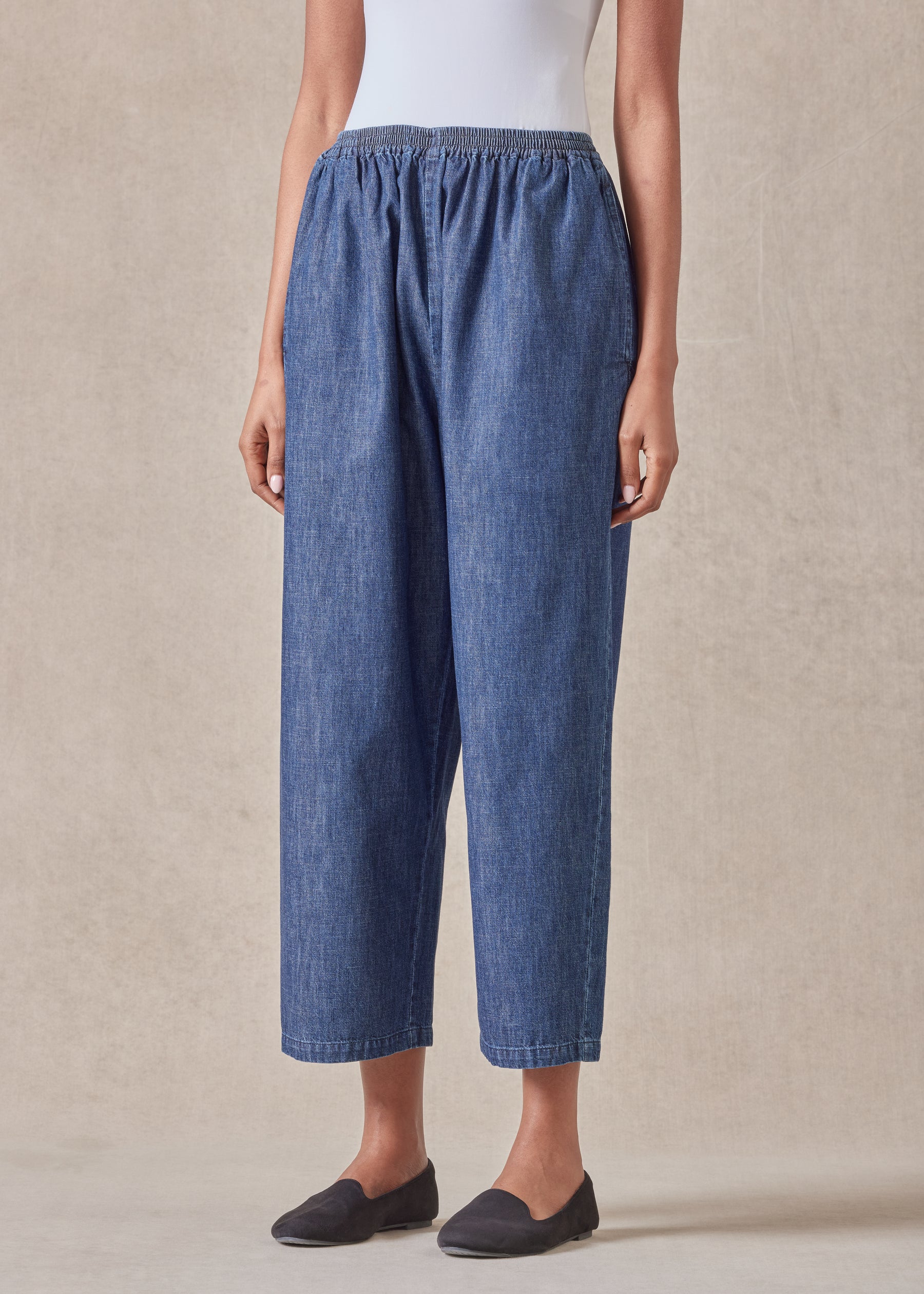 cotton denim japanese trouser