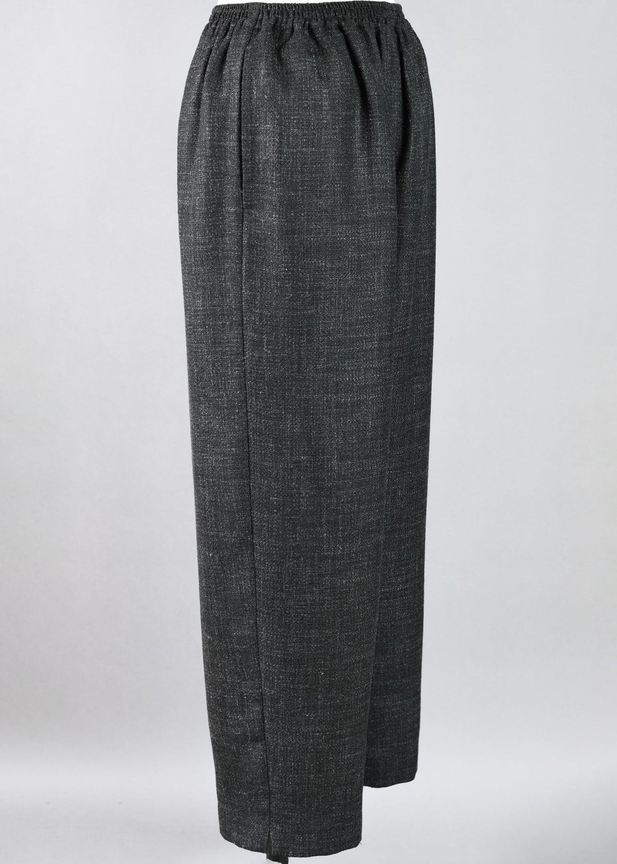 alpaca mix longer japanese trouser with ankle slits