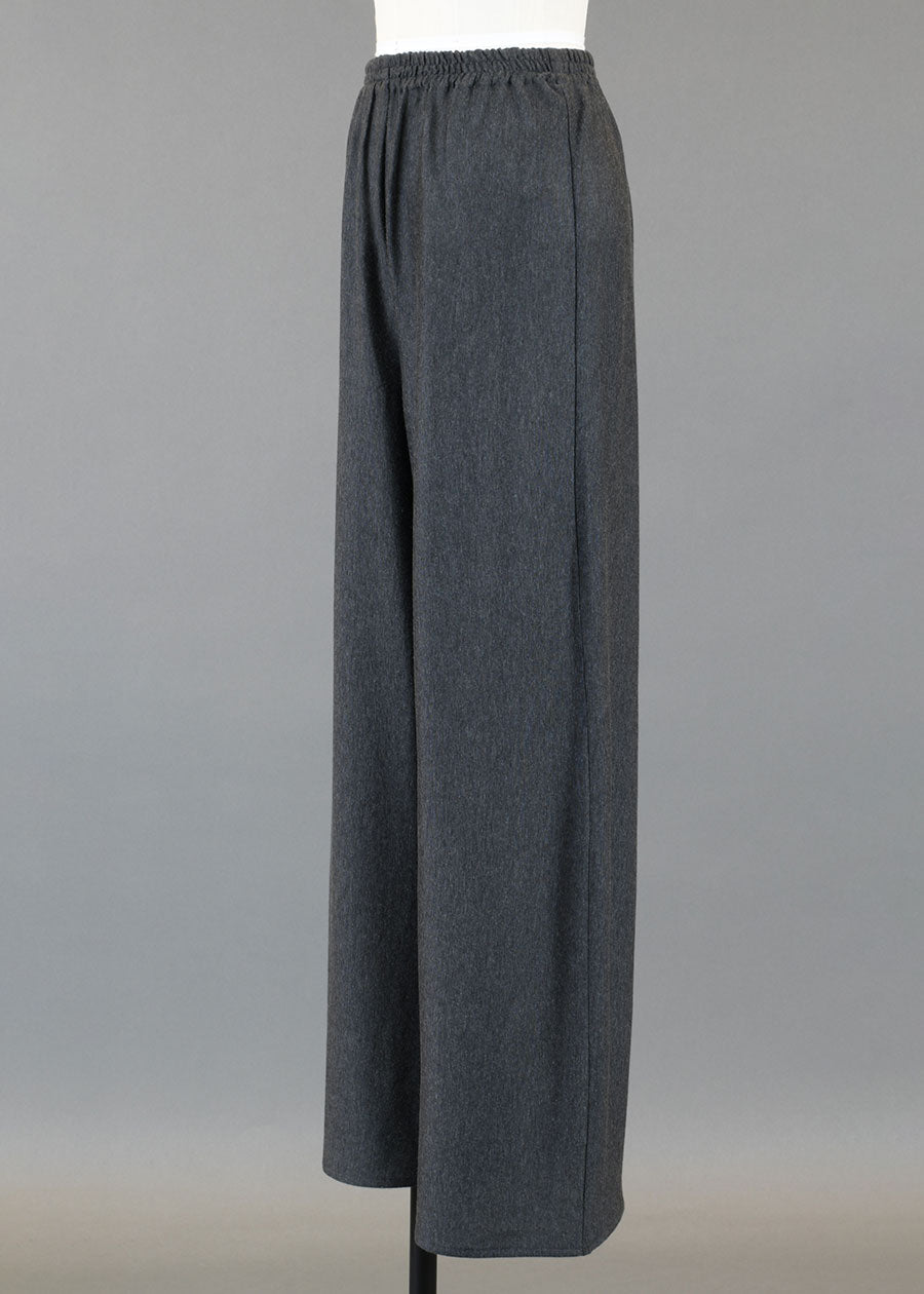 cashmere silk mix flared trouser