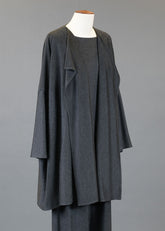 cashmere silk mix extra wide slim sleeve jacket - long plus