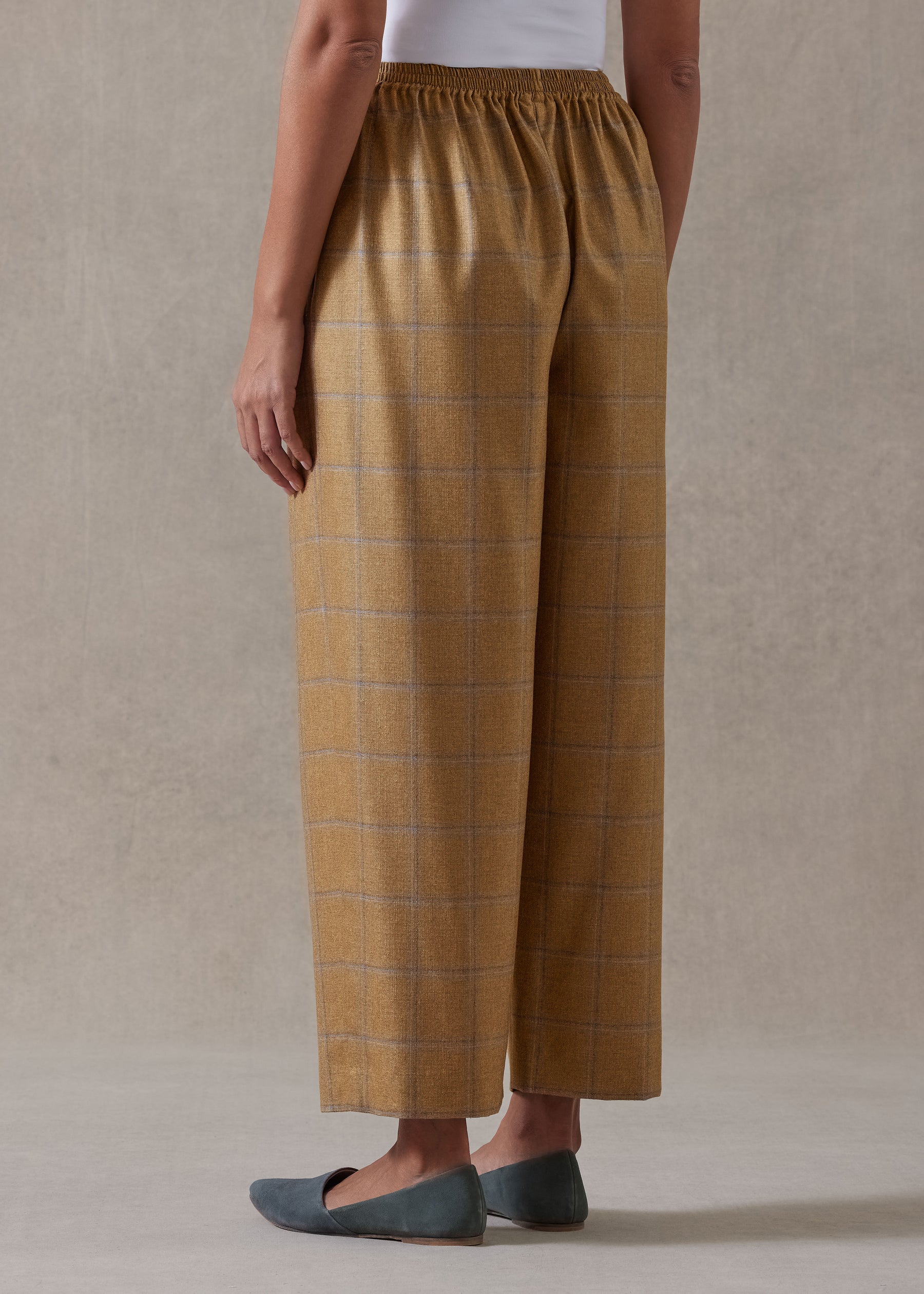 silk cashmere japanese trouser