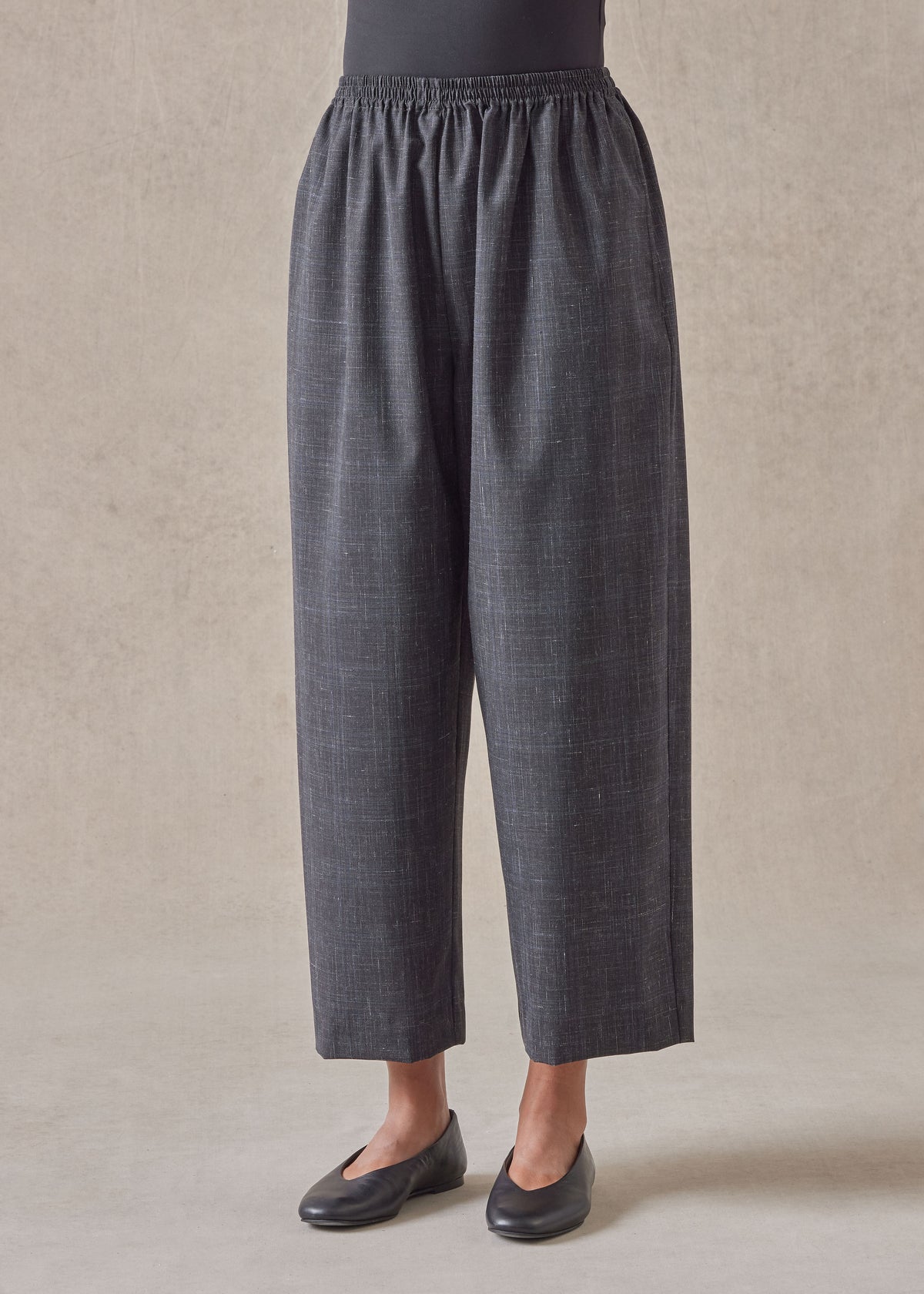 wool linen japanese trouser