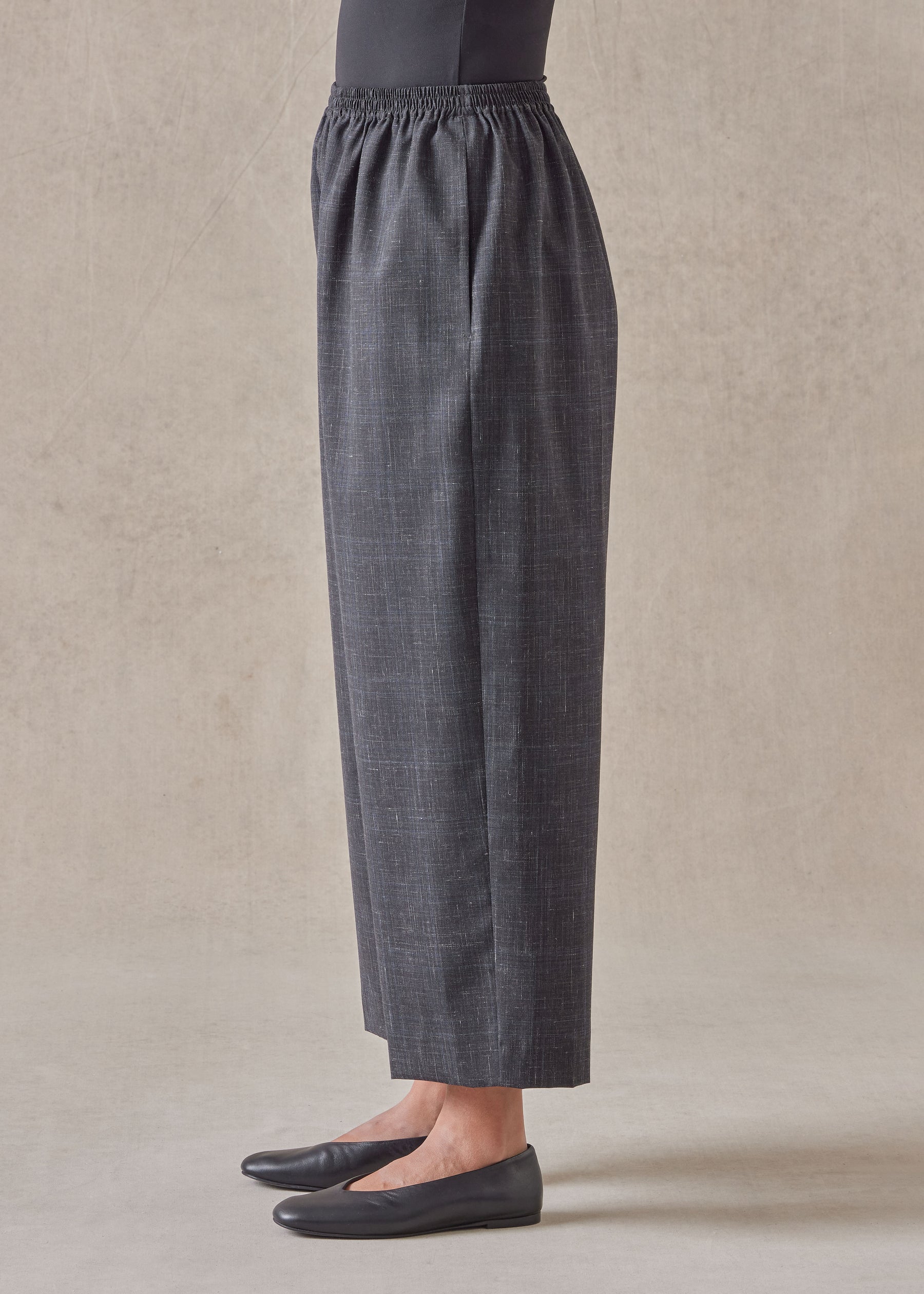 wool linen japanese trouser