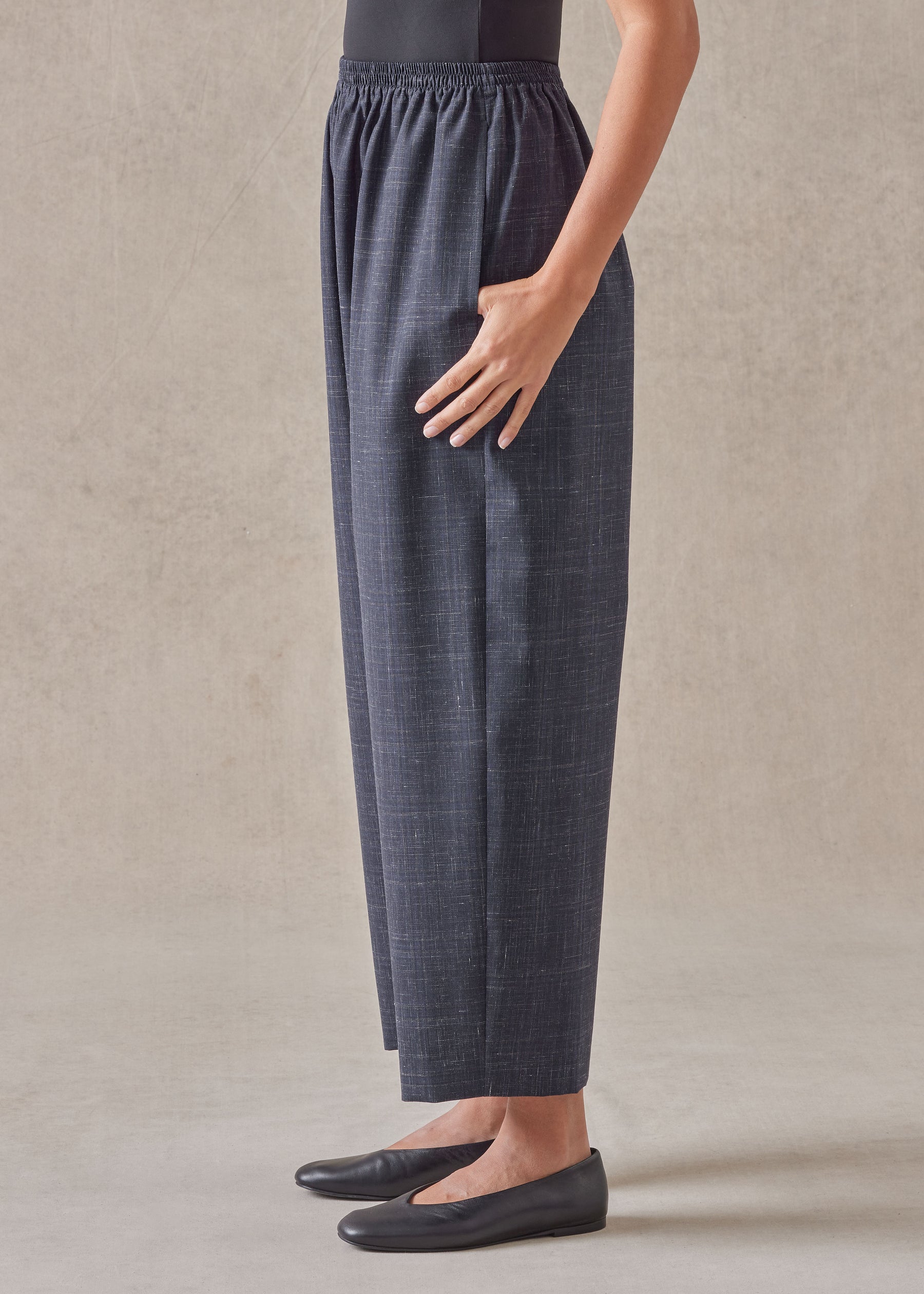 wool linen japanese trouser