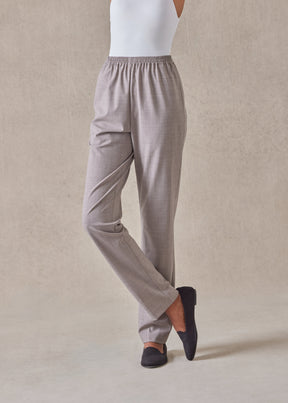 wool narrow trouser