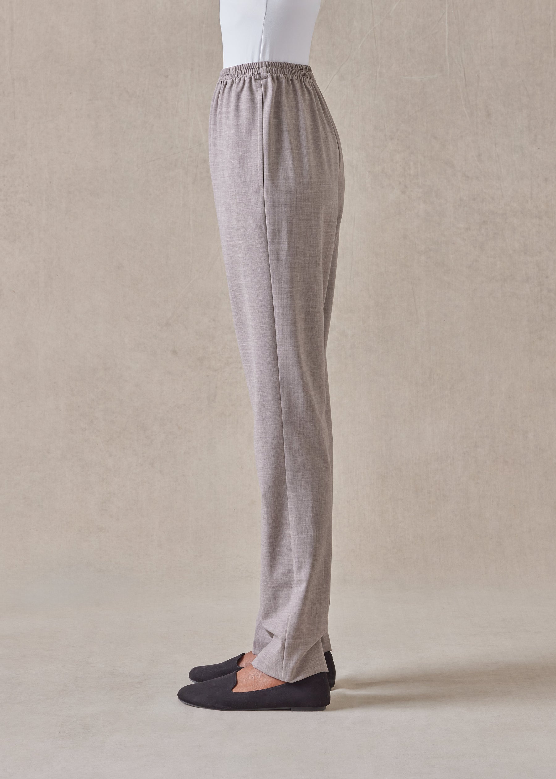 wool narrow trouser