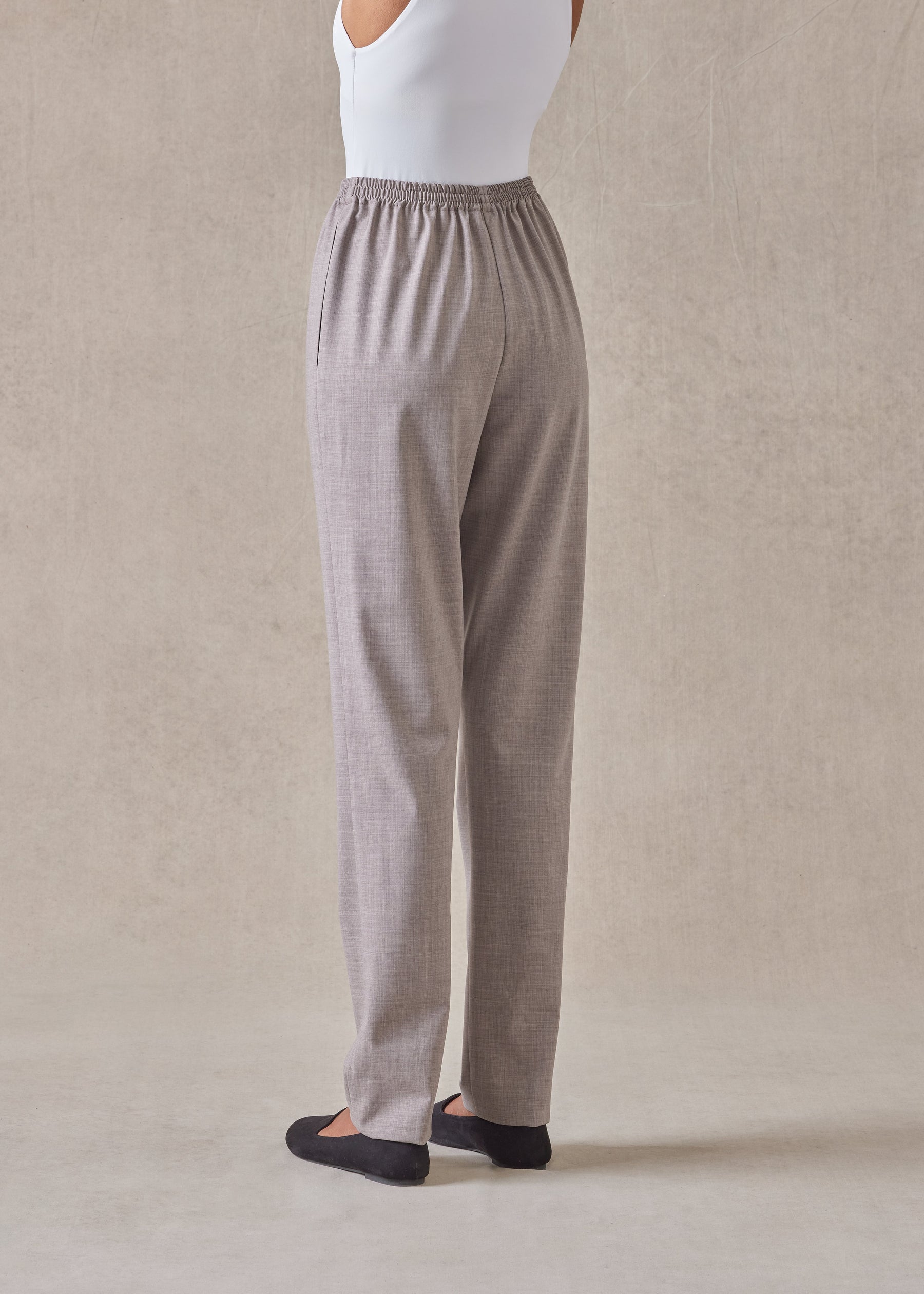 wool narrow trouser