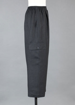 linen japanese cargo trouser