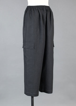 linen japanese cargo trouser