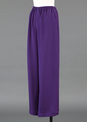 silk flared trouser