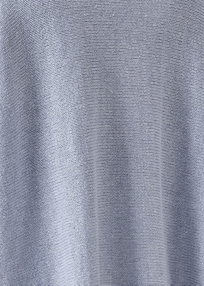 cotton linen mix  sideways knitted sweater - mid