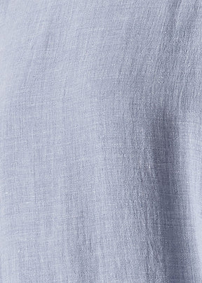 linen caucasus scoop neck dress