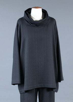 cotton wide a-line monks top - long