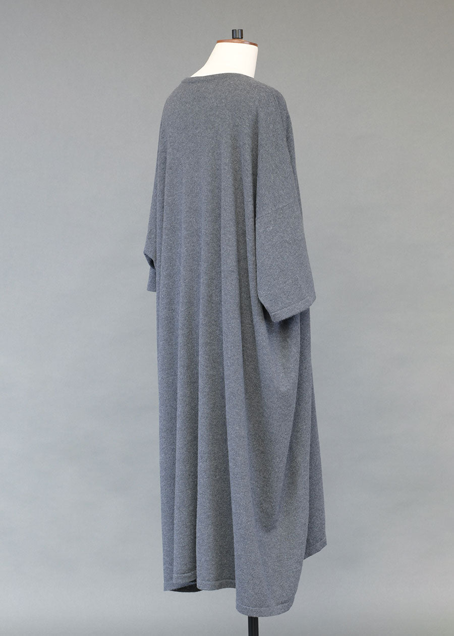 cashmere angle-to-front round neck t shirt dress