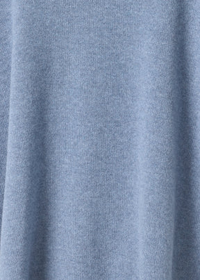 cashmere knitted wide a-line monks top - mid plus