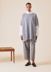 wool knitted kaftan top - long