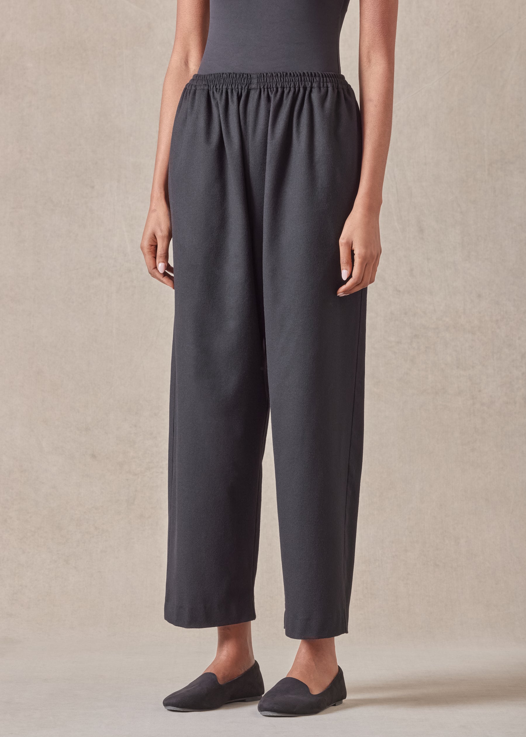 cashmere longer japanese trouser