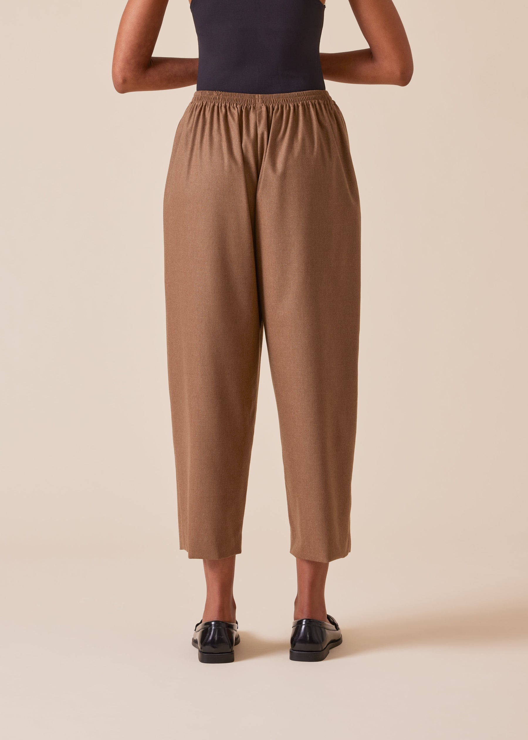 wool cashmere mix japanese trouser