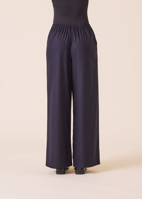 wool cashmere mix flared trouser