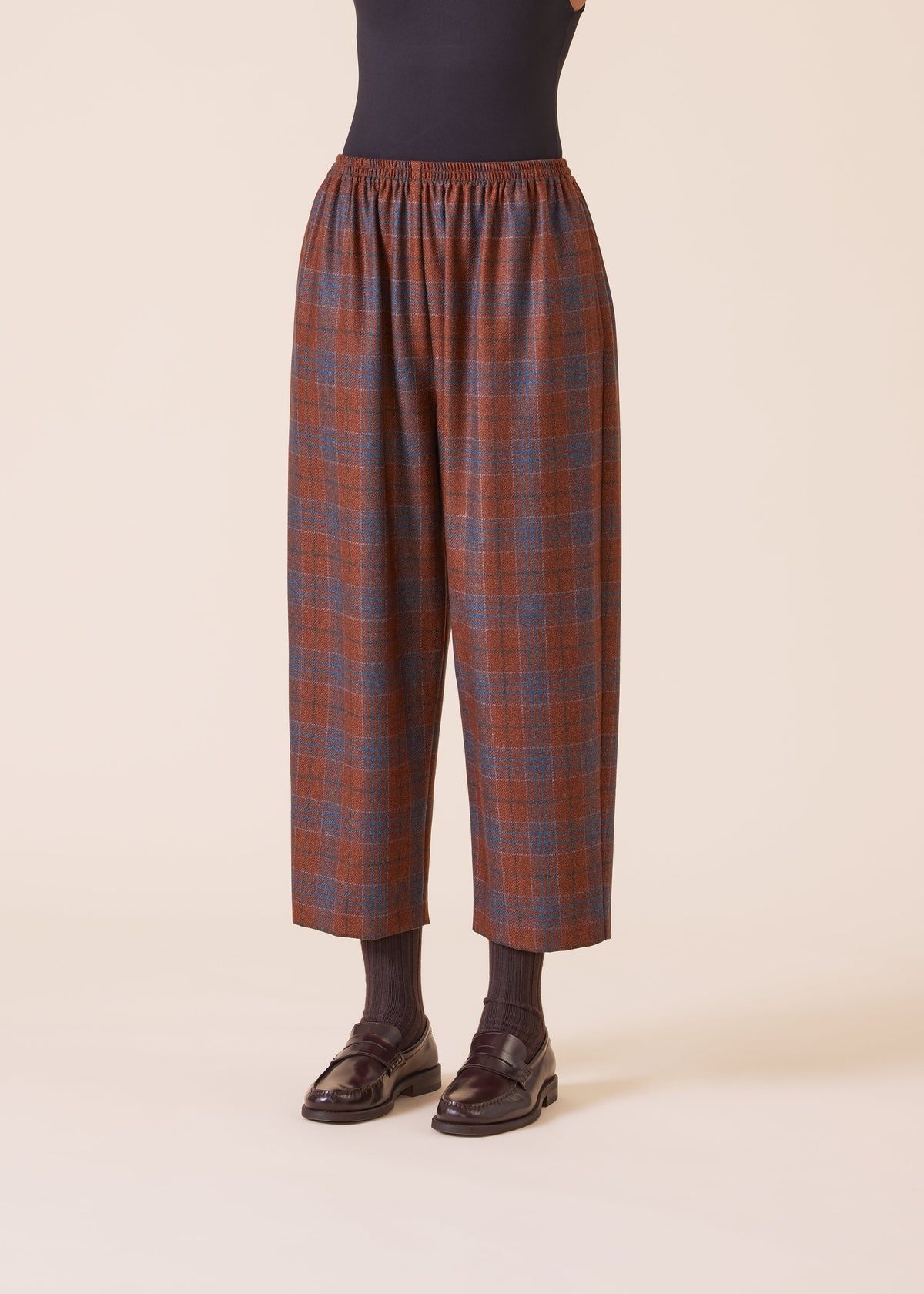 wool silk mix japanese trouser