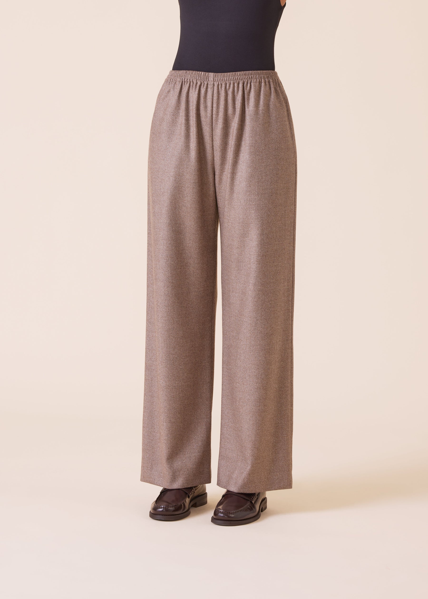 wool silk mix trouser