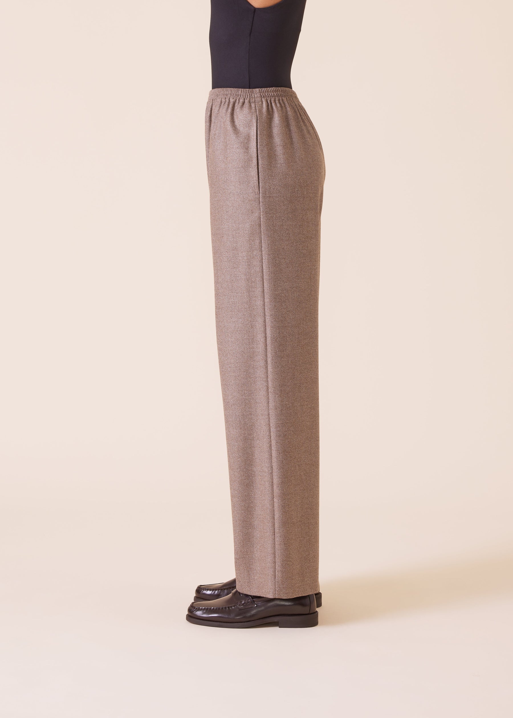 wool silk mix trouser