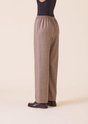 wool silk mix trouser